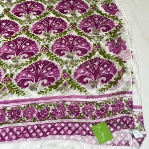 Vera Bradley soft fringe Julep Tulip scarf NWT